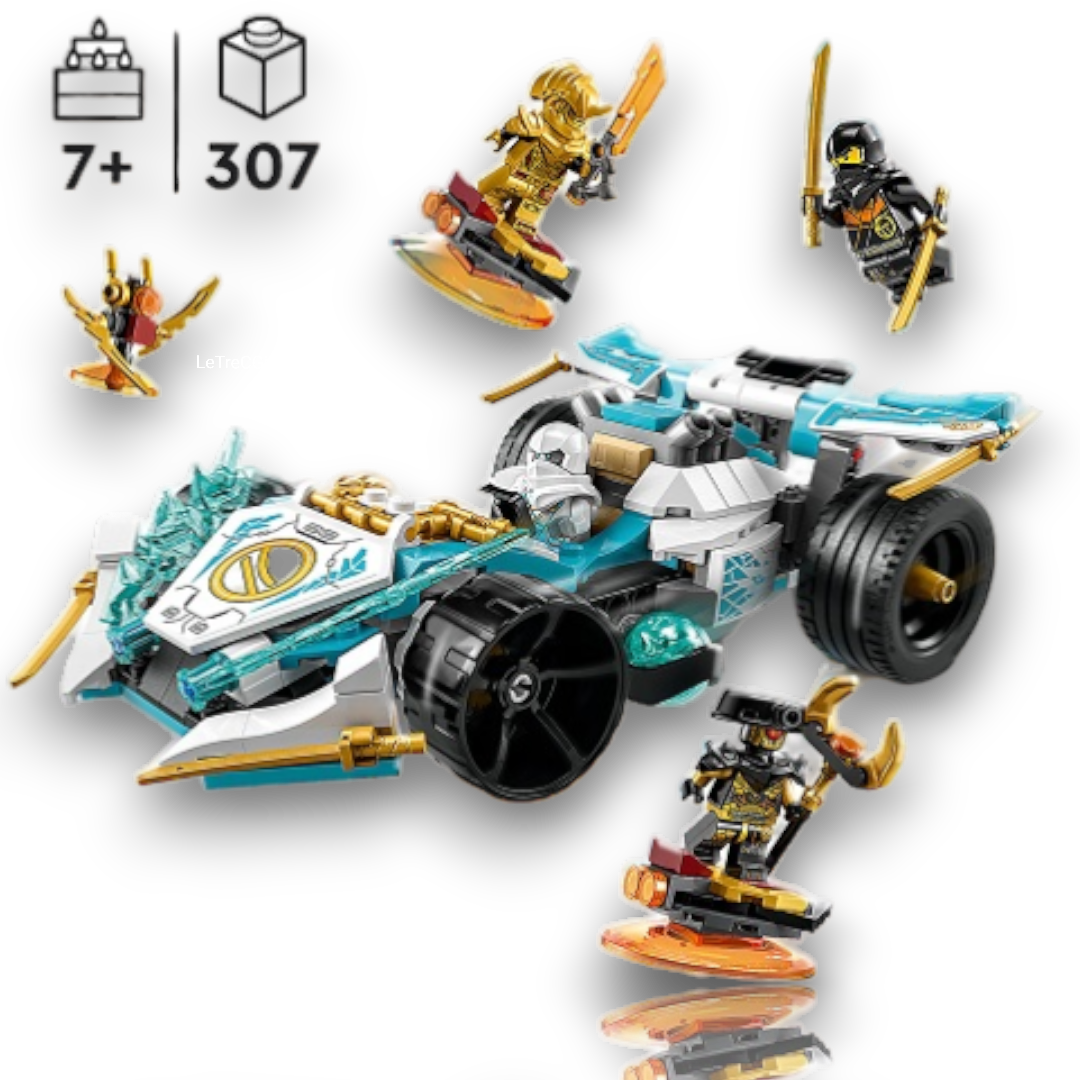 Lego Ninjago Dragon's Rising 71791 Auto da corsa di Zane