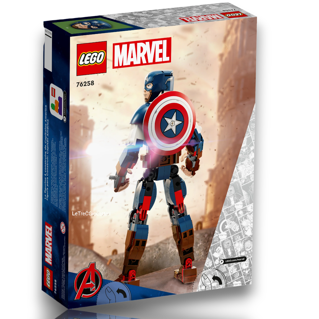 Lego Marvel 76258 Captain America Figure