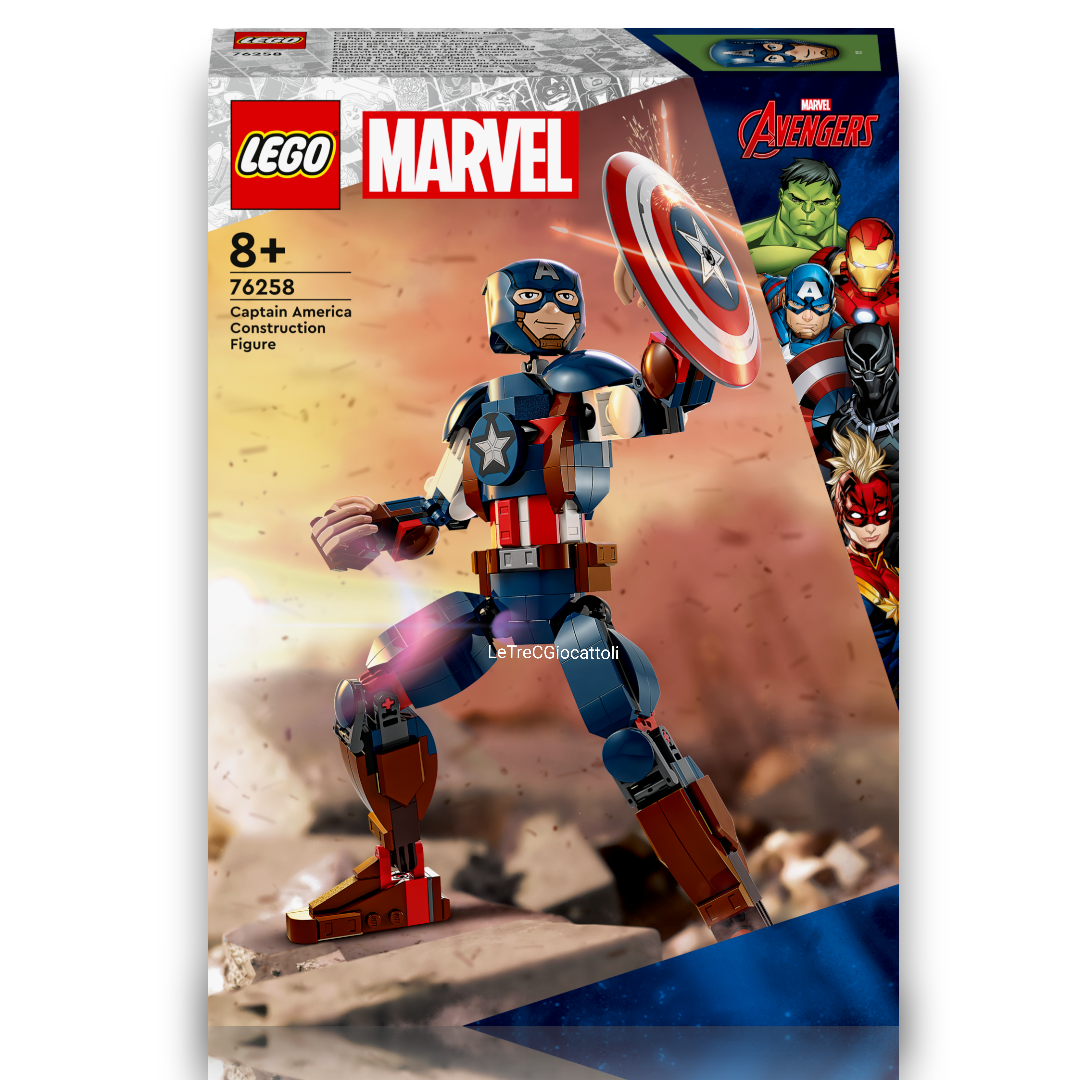 Lego Marvel 76258 Captain America Figure