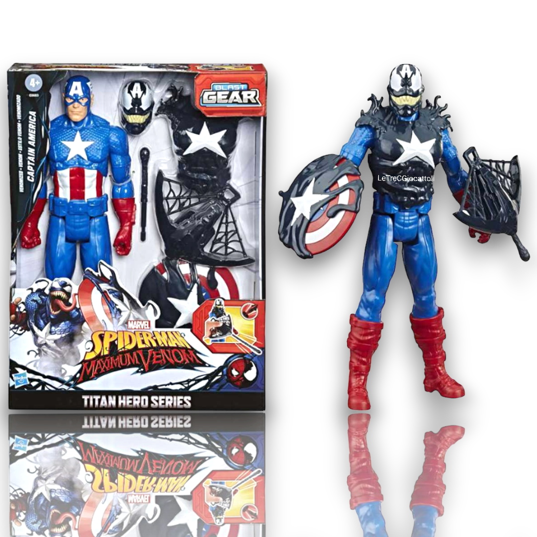 Avengers Titan Hero Maximum Venom Cap America