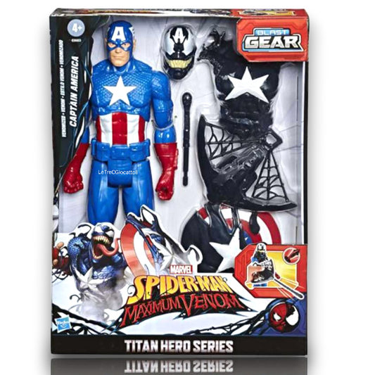 Avengers Titan Hero Maximum Venom Cap America
