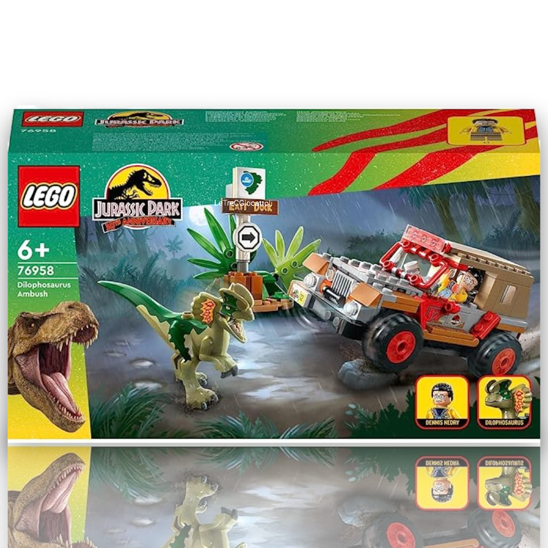 Lego Jurassic World 76958 L' Agguato del Dilofosauro
