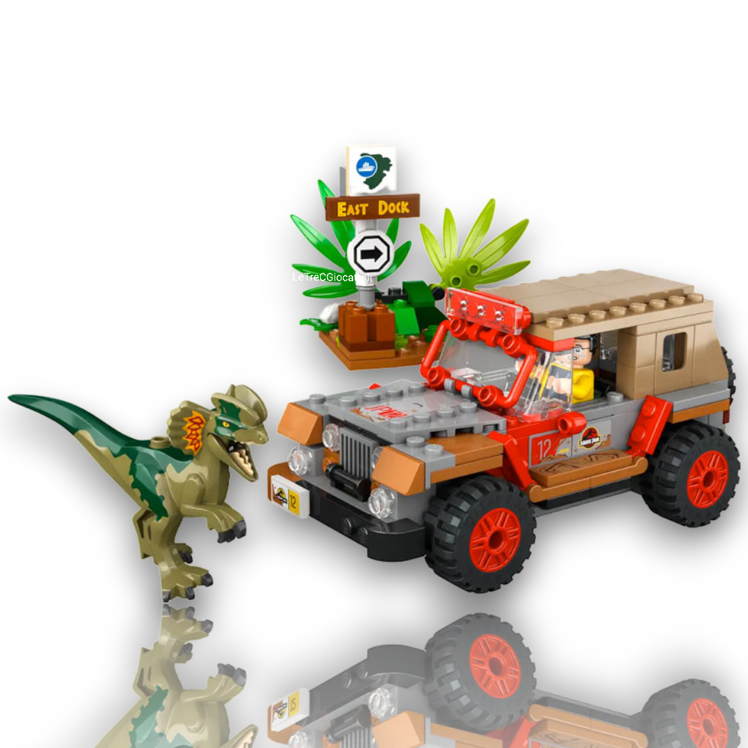 Lego Jurassic World 76958 L' Agguato del Dilofosauro
