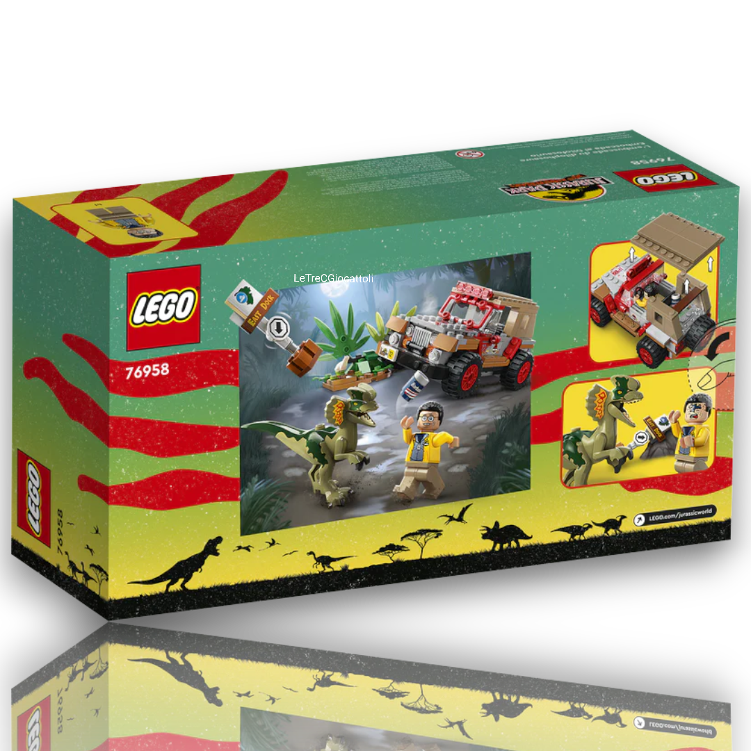 Lego Jurassic World 76958 L' Agguato del Dilofosauro