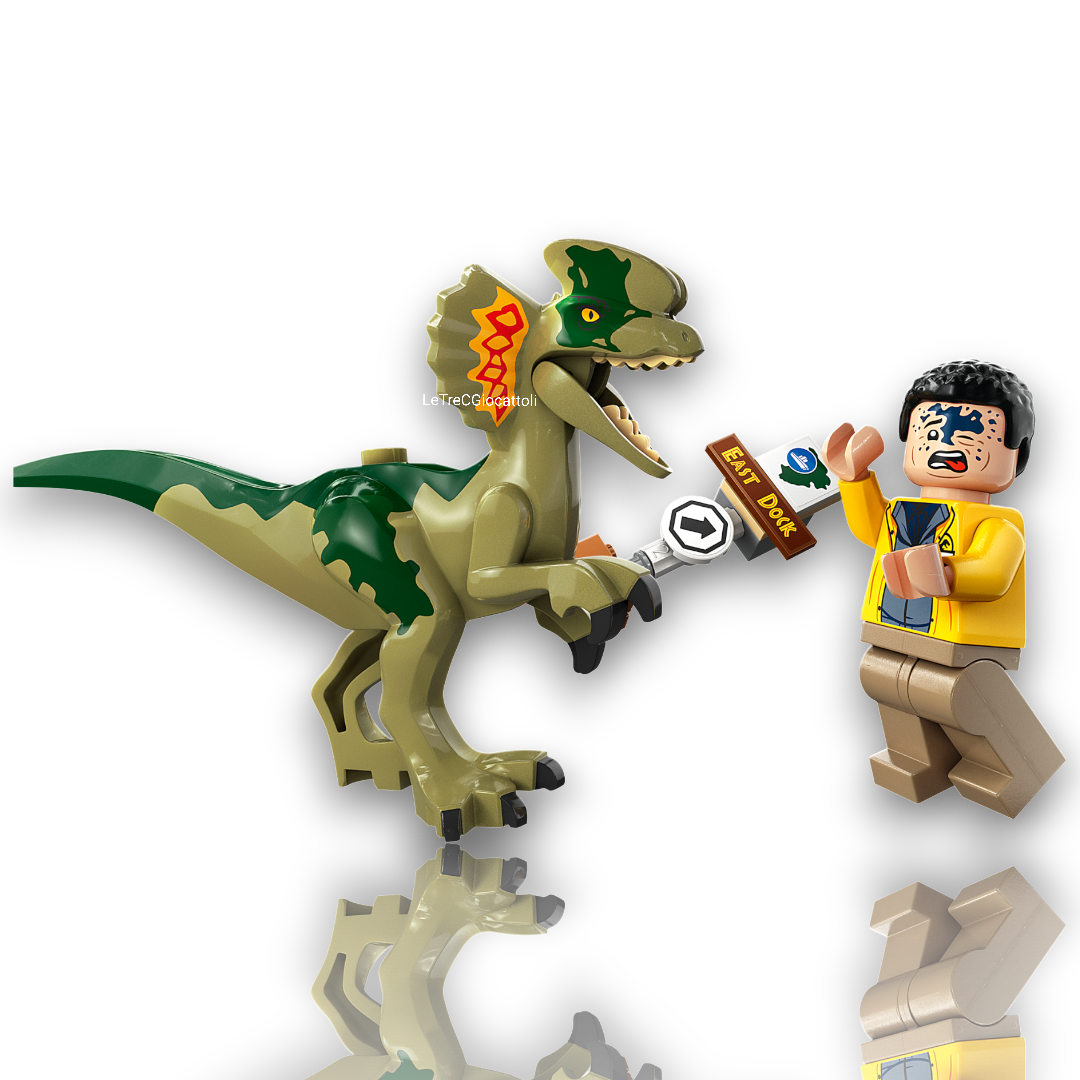 Lego Jurassic World 76958 L' Agguato del Dilofosauro