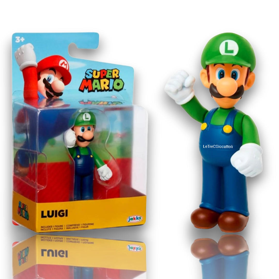 Super Mario personaggi Mario o Luigi 6 cm