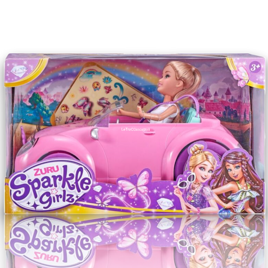Zuru Sparkle Girlz con Auto Cabrio