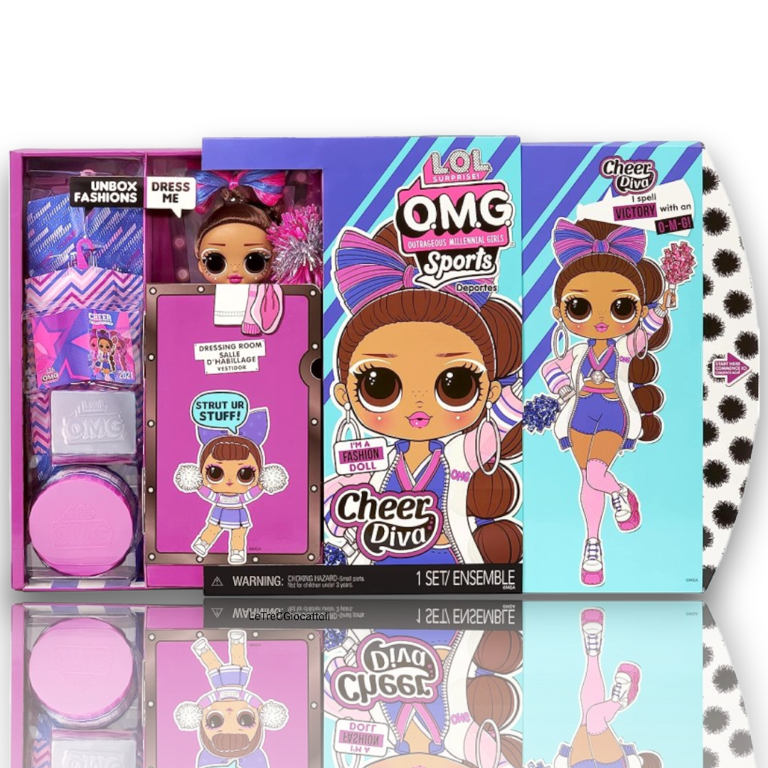 L.O.L. Surprise!- OMG Sports Cheer Diva-Bambola alla Moda Cheerleader