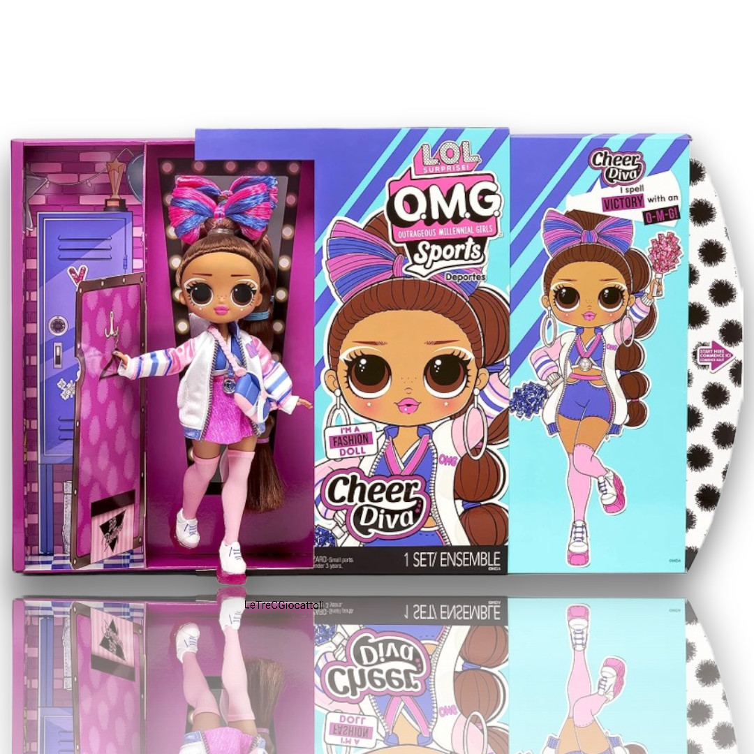 L.O.L. Surprise!- OMG Sports Cheer Diva-Bambola alla Moda Cheerleader