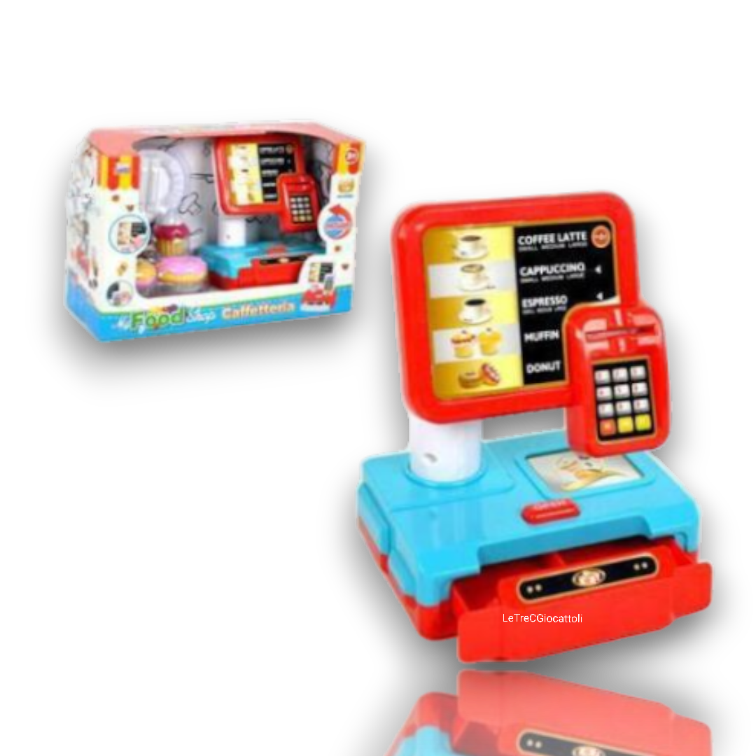 My Food Shop Registratore Cassa con Caffetteria