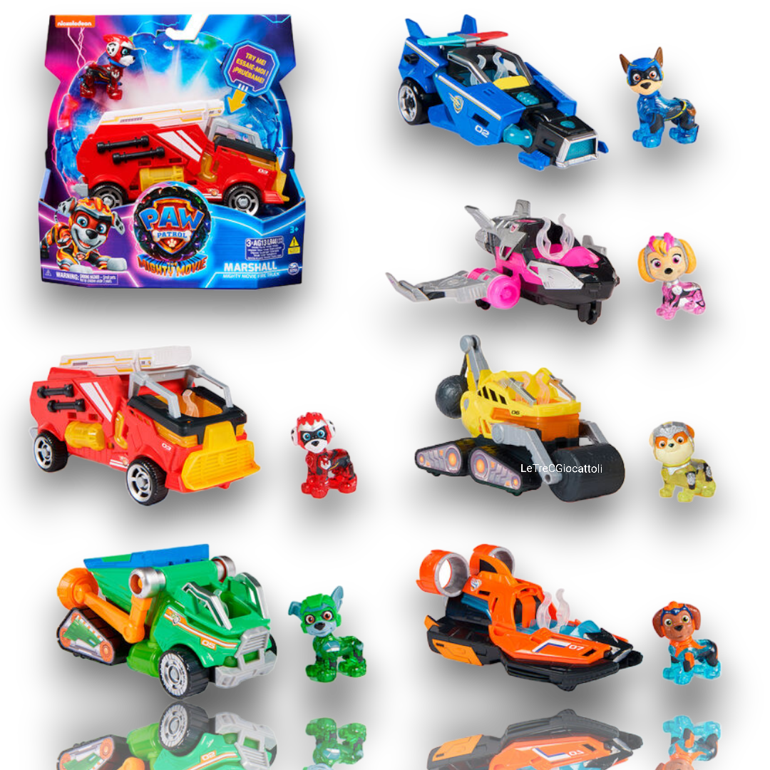 Paw Patrol The Mighty Movie - 6 personaggi