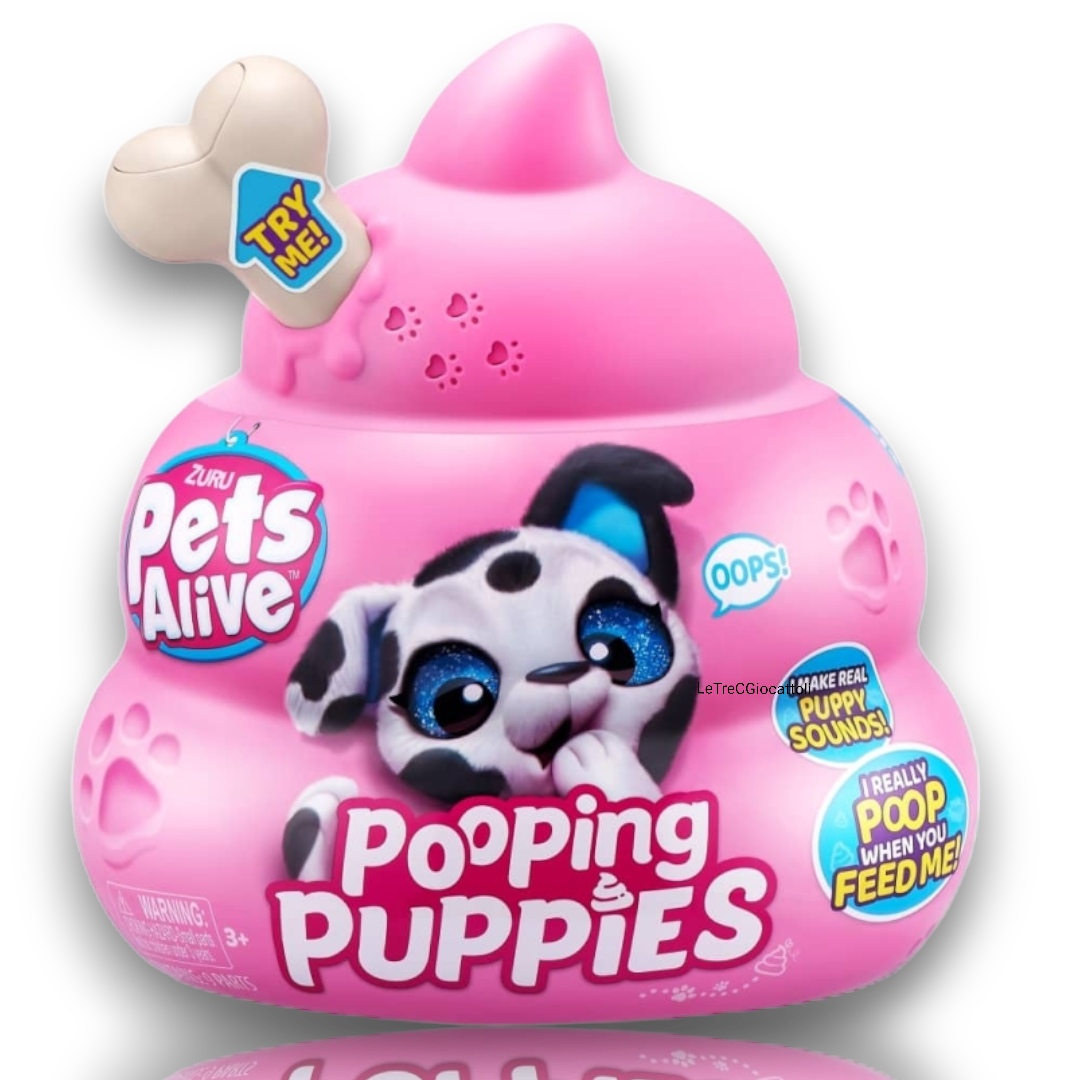Zuru Pets alive pooping puppies