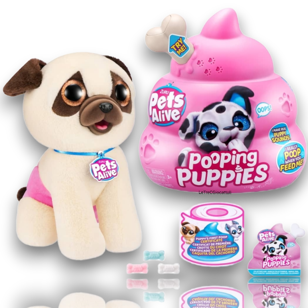 Zuru Pets alive pooping puppies