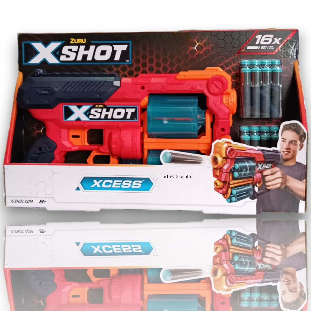 Zuru Xshot Xcess pistola Nerf 16 dardi
