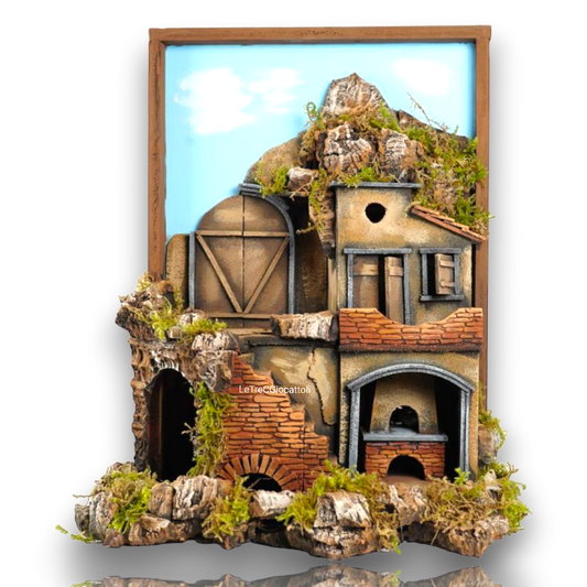 Presepe Napoletano a Quadro