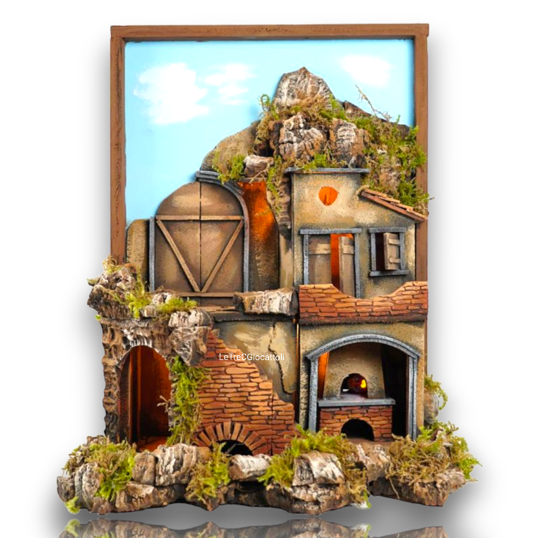 Presepe Napoletano a Quadro