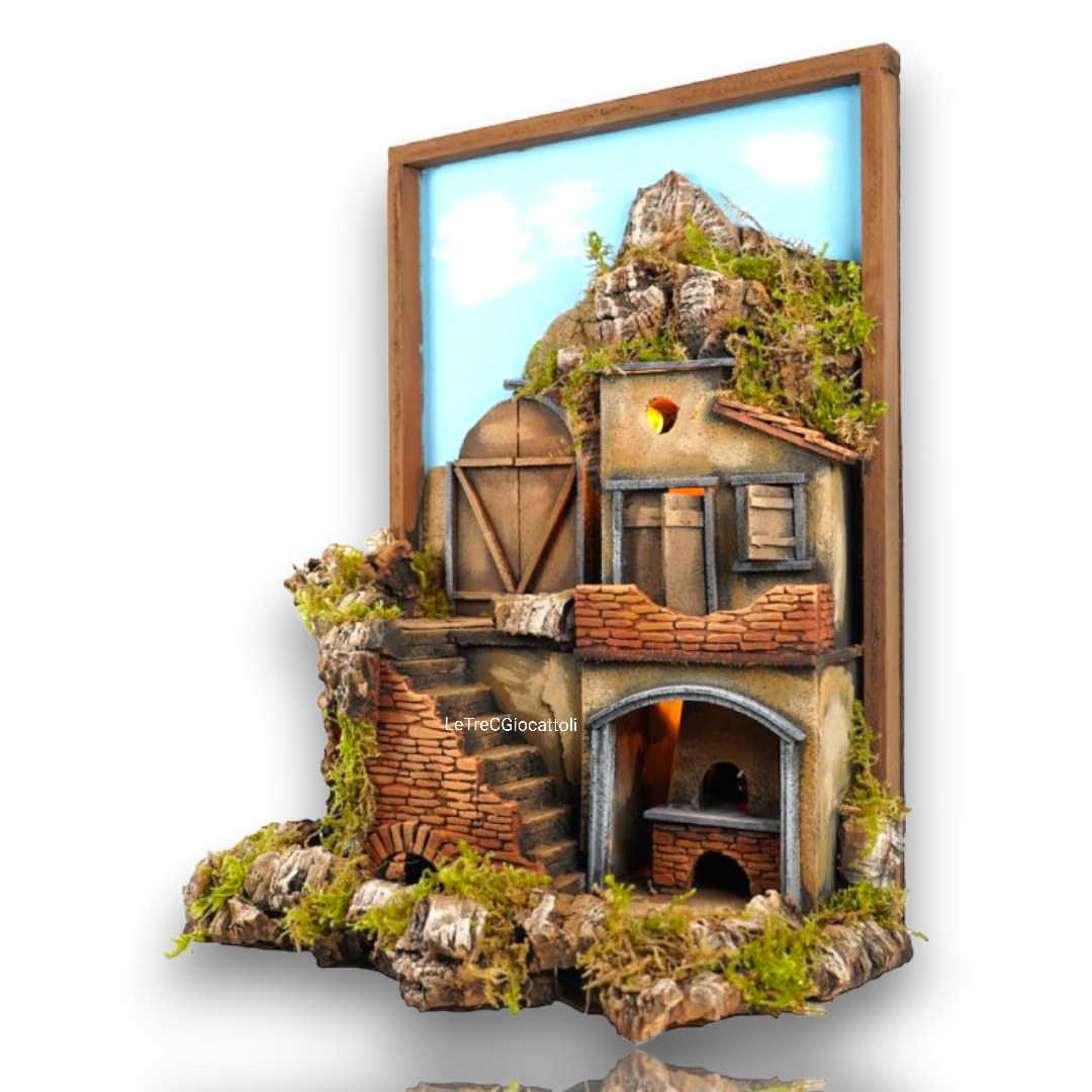 Presepe Napoletano a Quadro