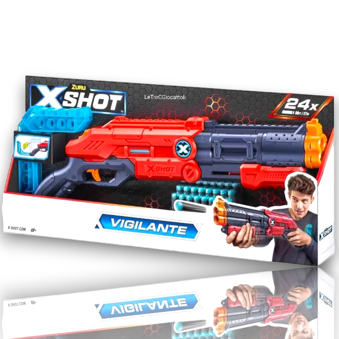Zuru XShoot Fucile Vigilante 24 colpi
