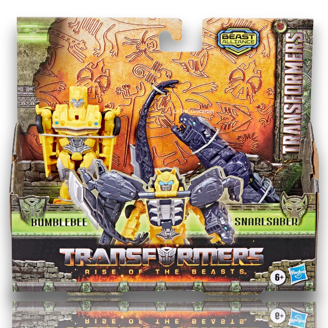 Transformers rise the beasts Bumblebee e Snarlsaber