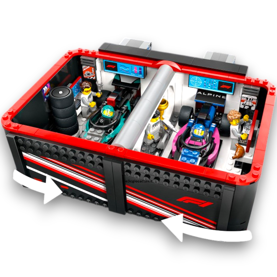 Lego City 60444 Box F1 Mercedes e Alpine