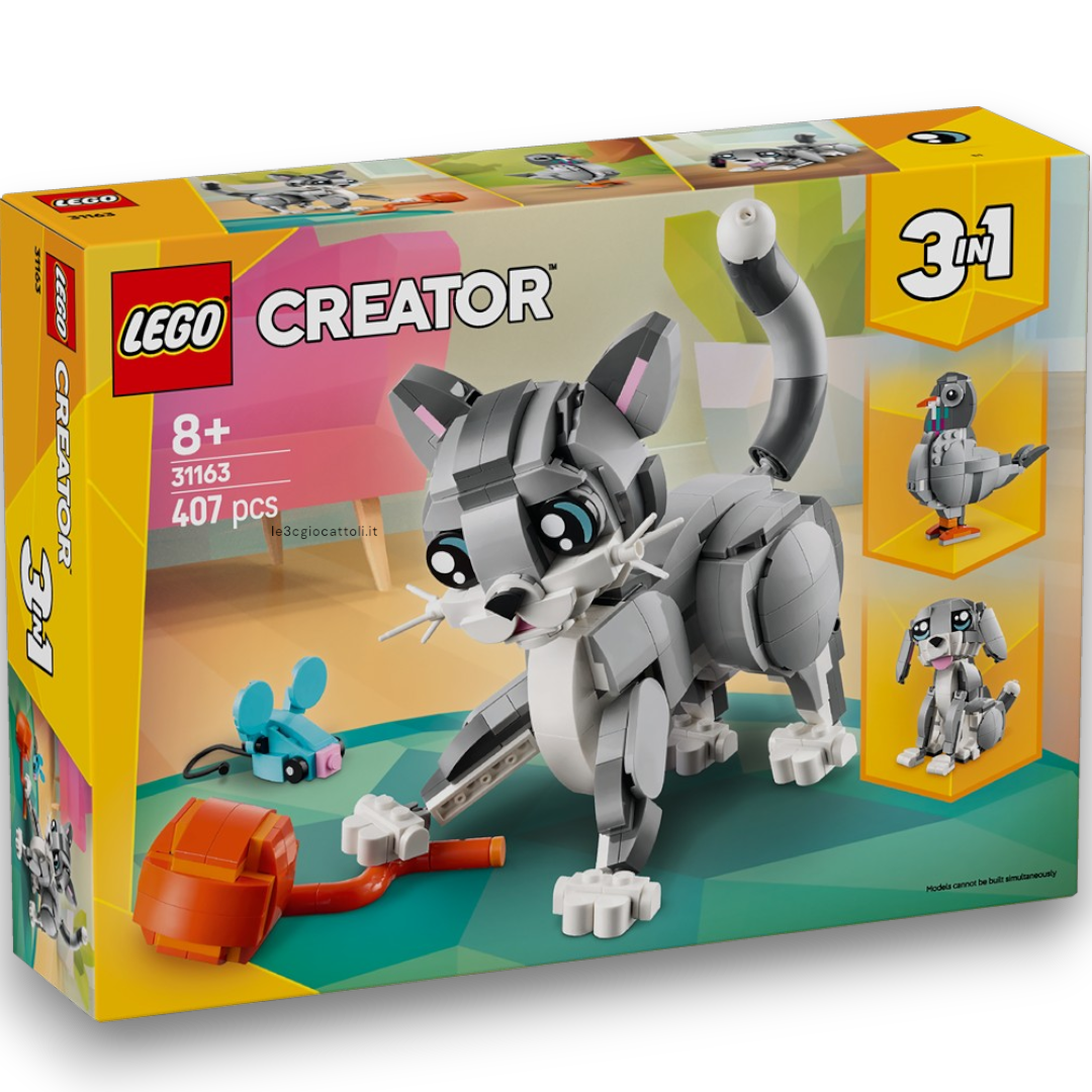 Lego Creator 31163 Gatto Giocoso