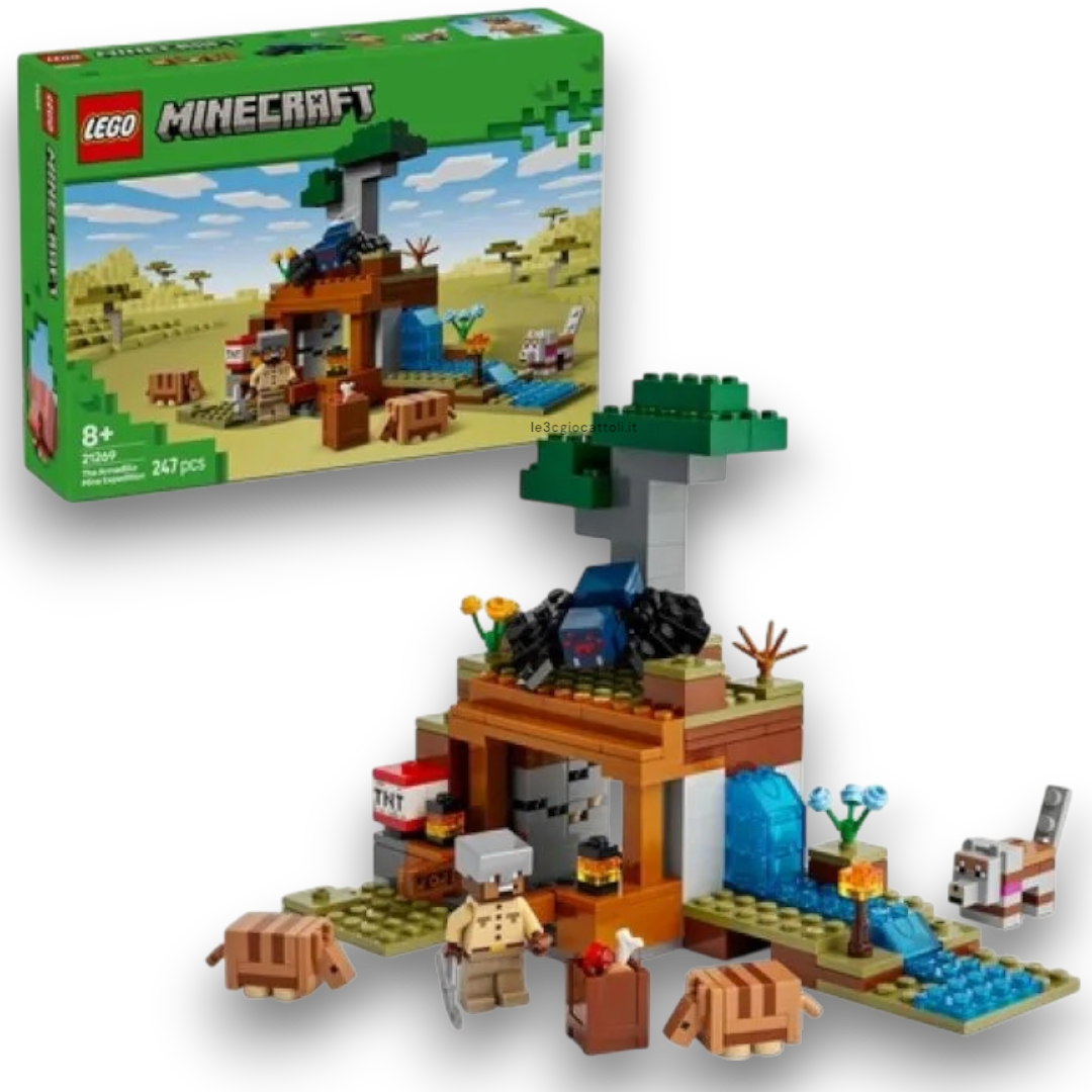 Lego Minecraft 21269 Spedizione nella Miniera