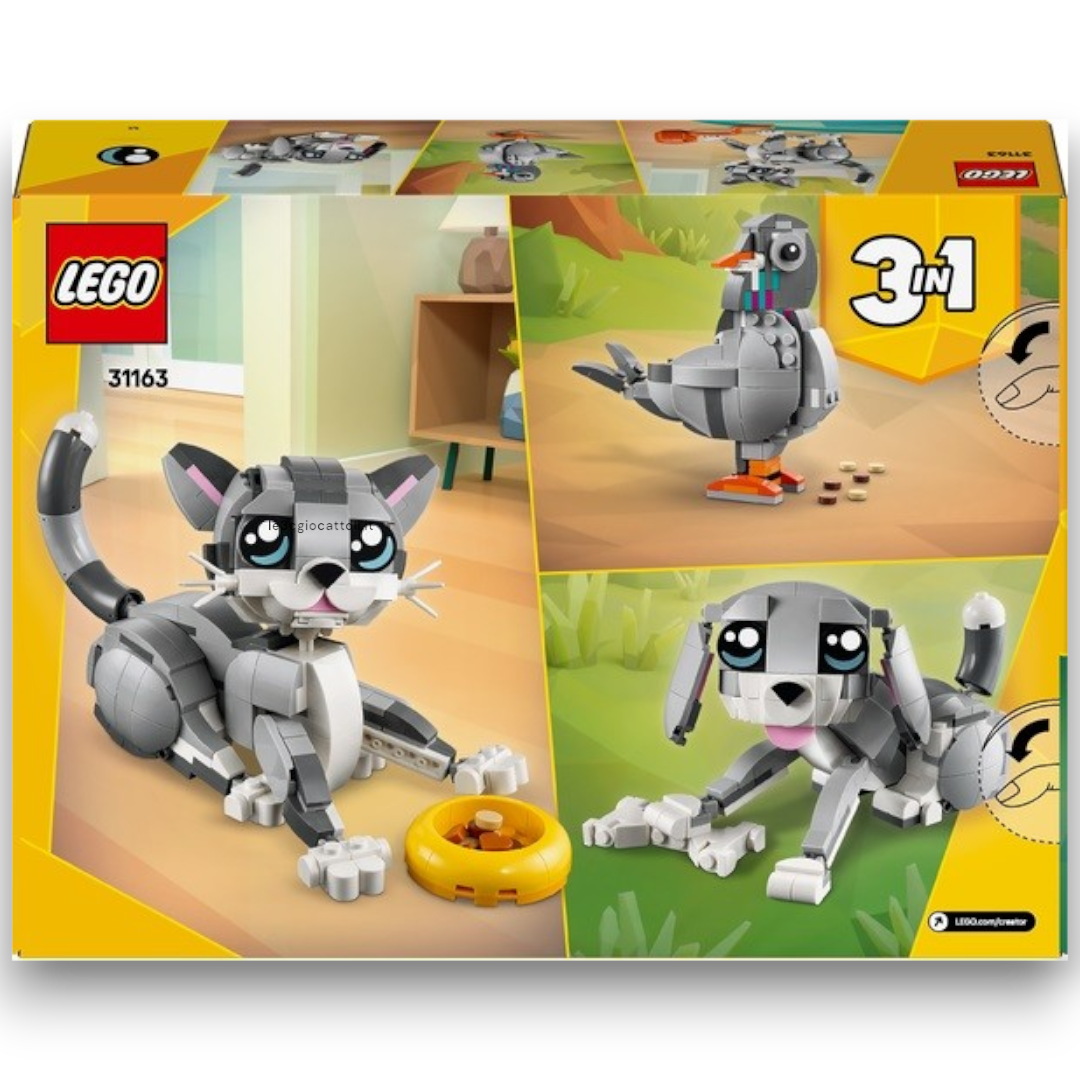 Lego Creator 31163 Gatto Giocoso