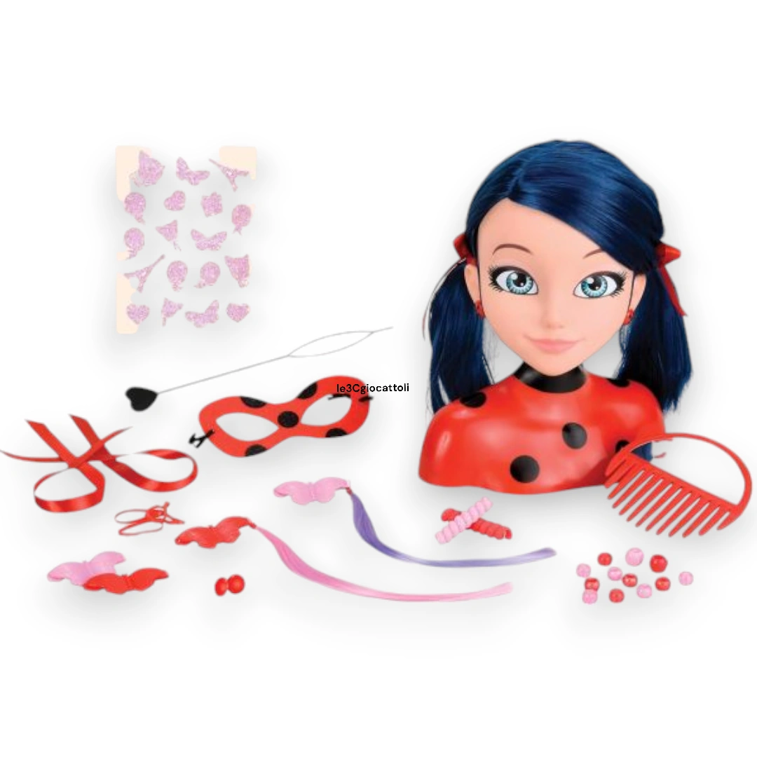 Miraculous Lady Bug Testa Acconciature
