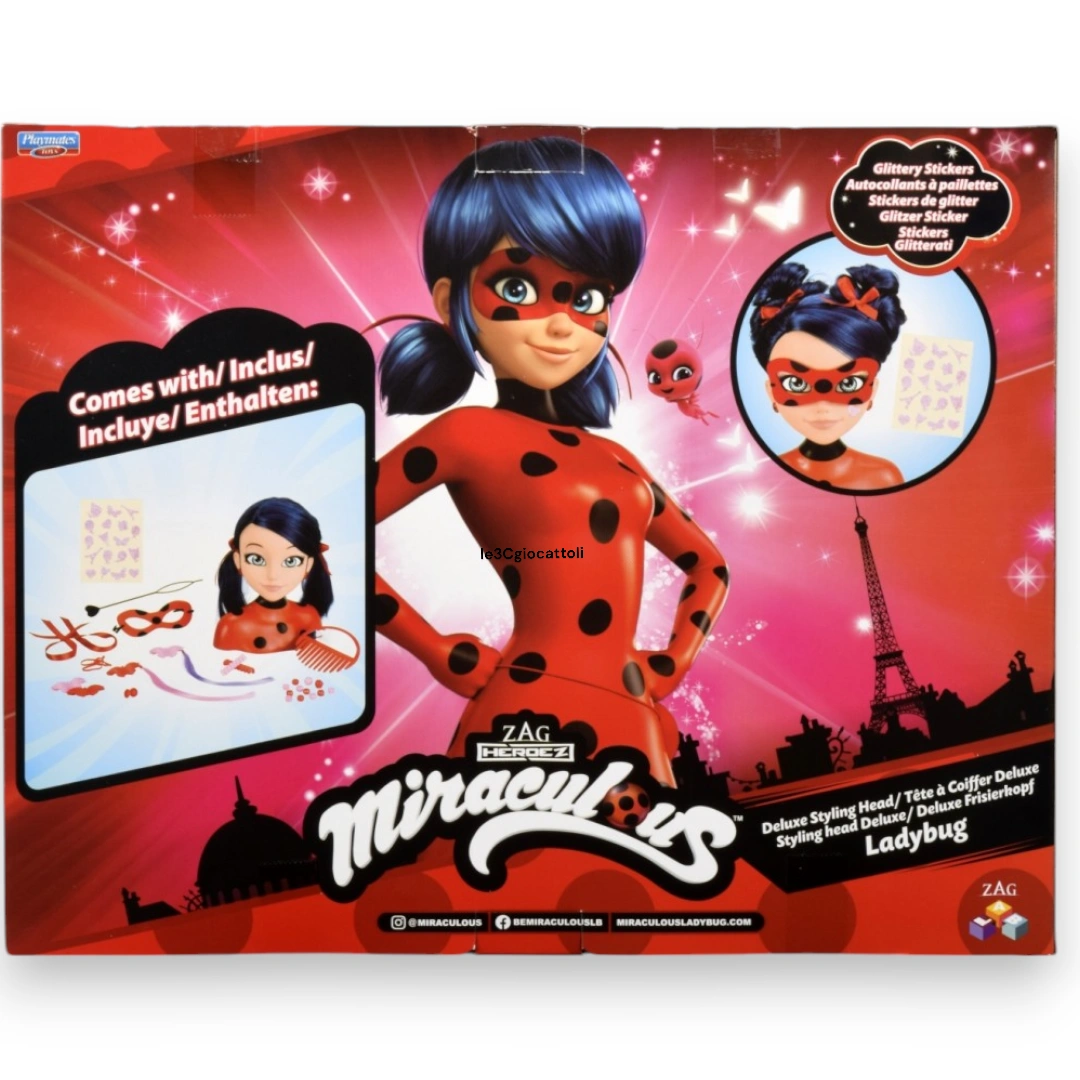 Miraculous Lady Bug Testa Acconciature
