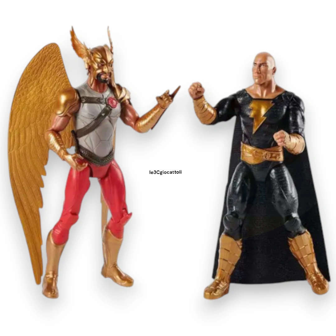 DC Black Adam e Hawkman 30 cm