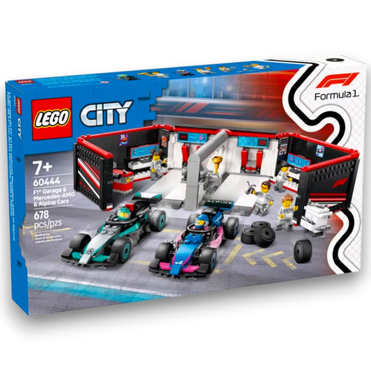 Lego City 60444 Box F1 Mercedes e Alpine