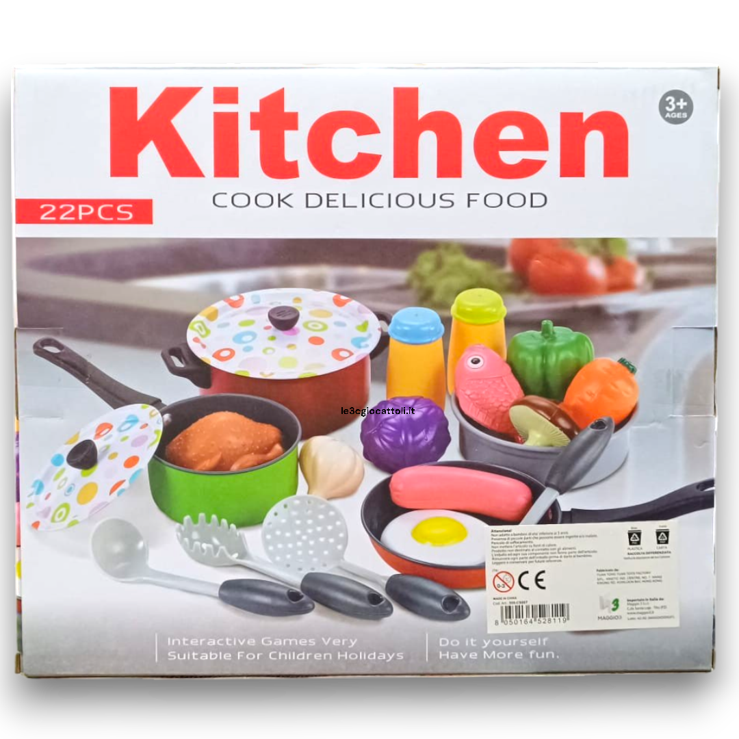 Kitchen Playset Pentole in Ferro