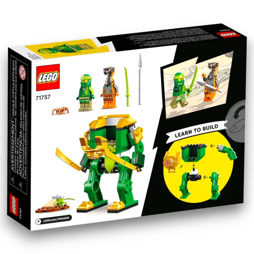 Lego Ninjago 71757 Mech ninja di Lloyd
