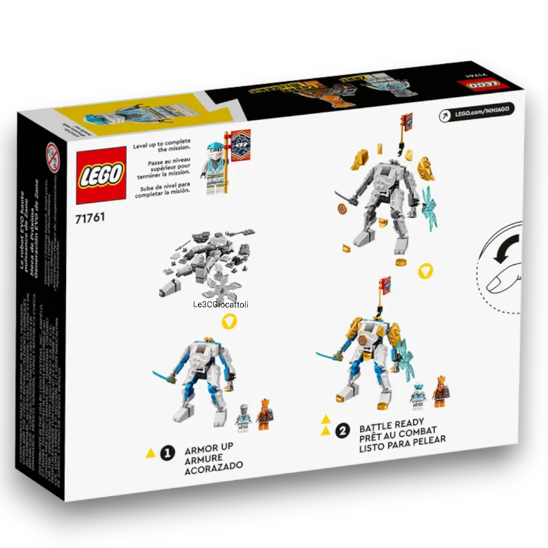 Lego Ninjago 71761 Mech potenziato di Zane