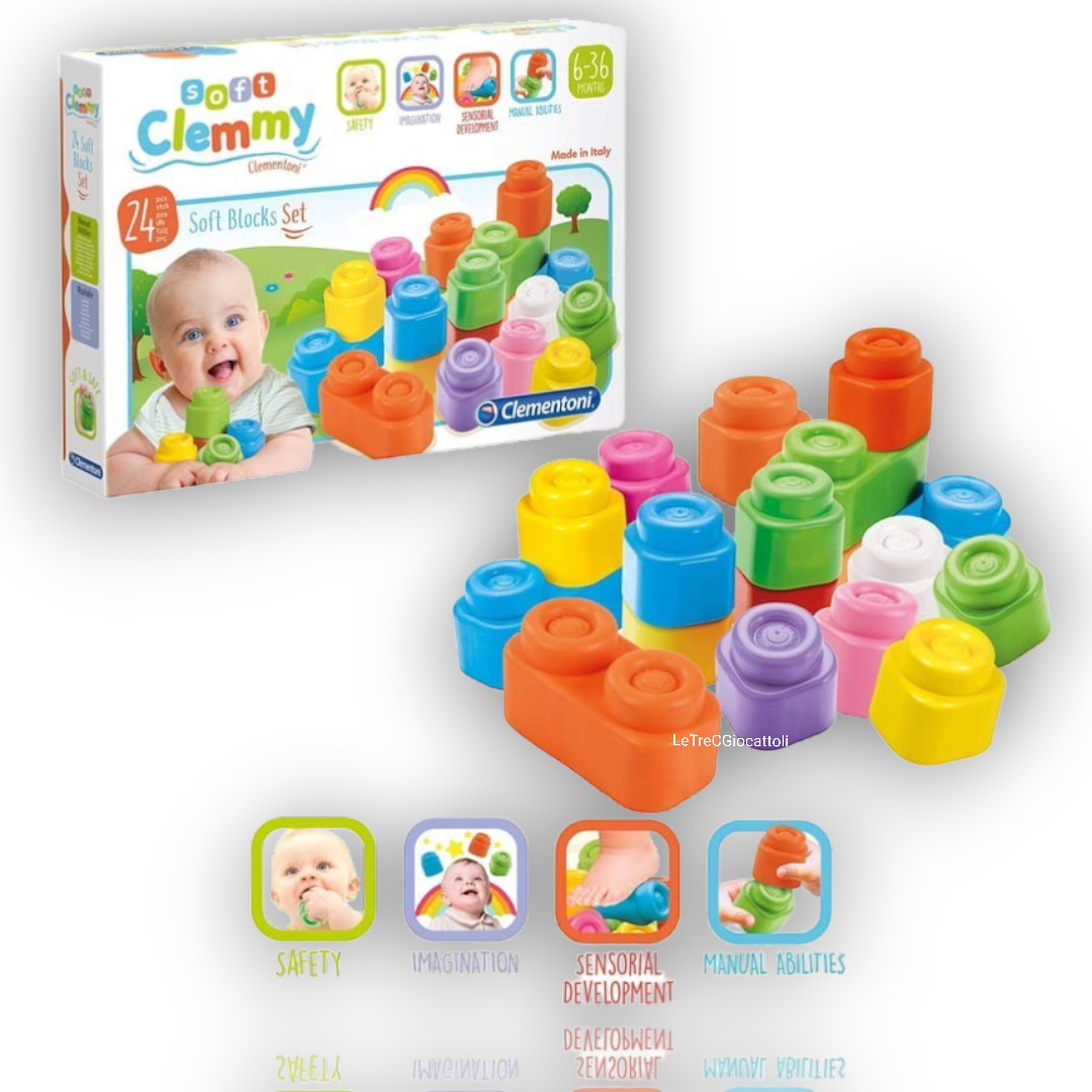 Clemmy Soft Mattoncini morbidi 24 pezzi