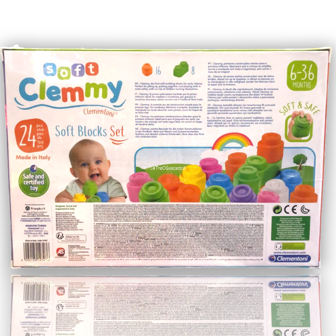 Clemmy Soft Mattoncini morbidi 24 pezzi