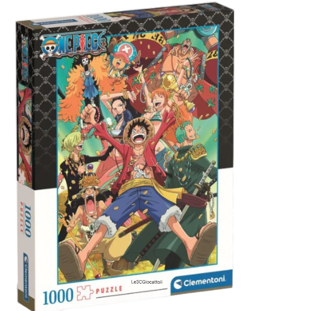 Puzzle One Piece 1000 pz + poster
