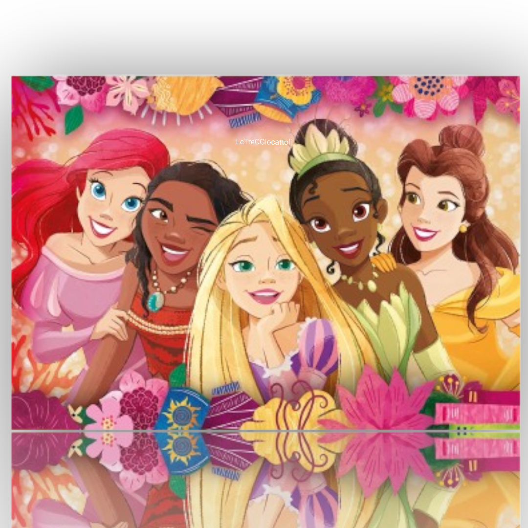 Puzzle 24 pezzi Disney Princess super color