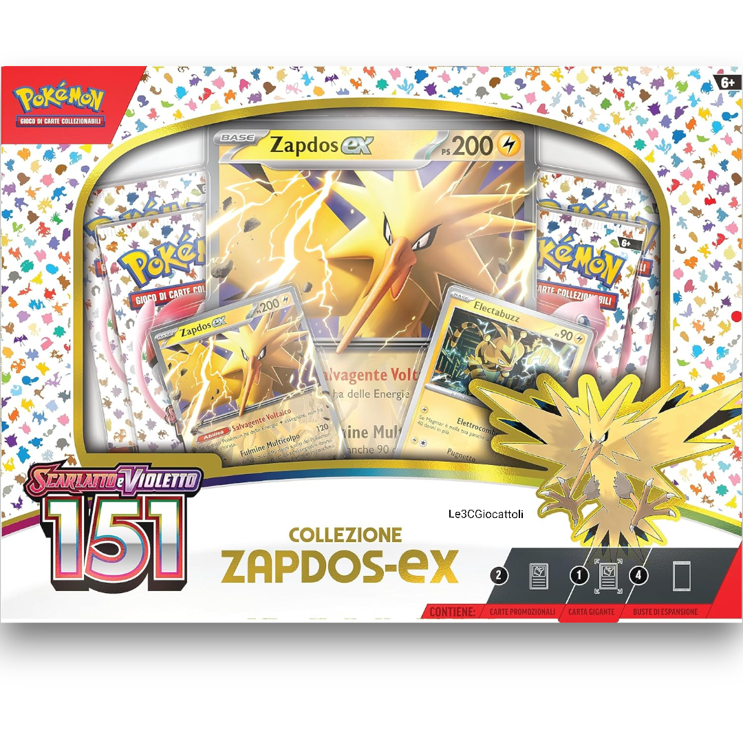 Pokemon Scarlatto e Violetto 151 Zapdos-Ex