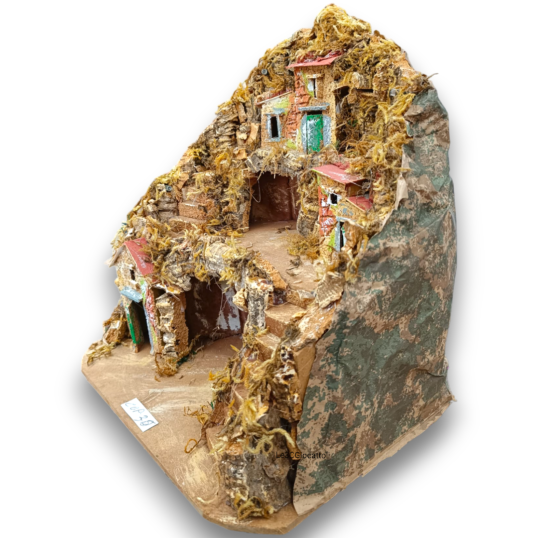 Presepe Paesaggio 3 piani 30x25x30