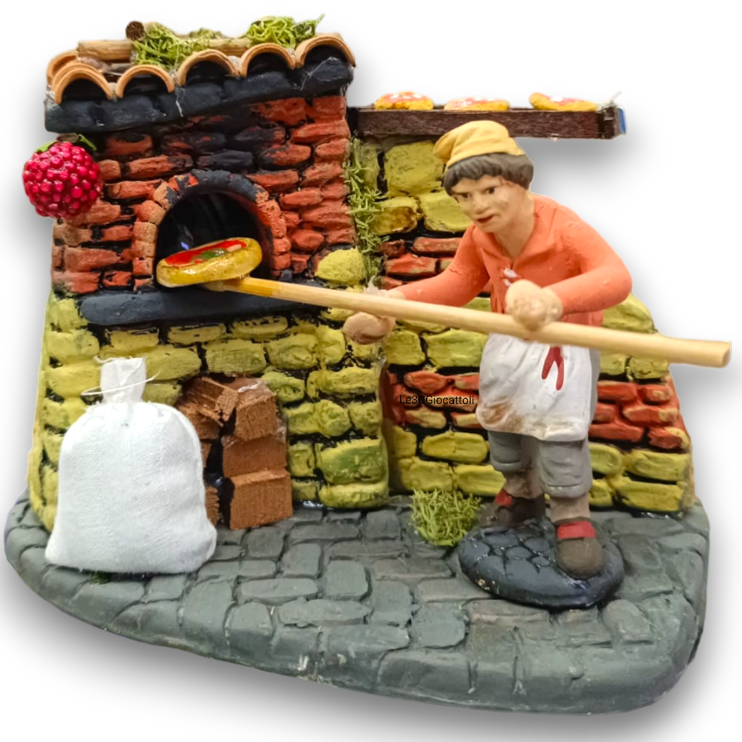 Gruppo in Terracotta Fornaio 7 Cm