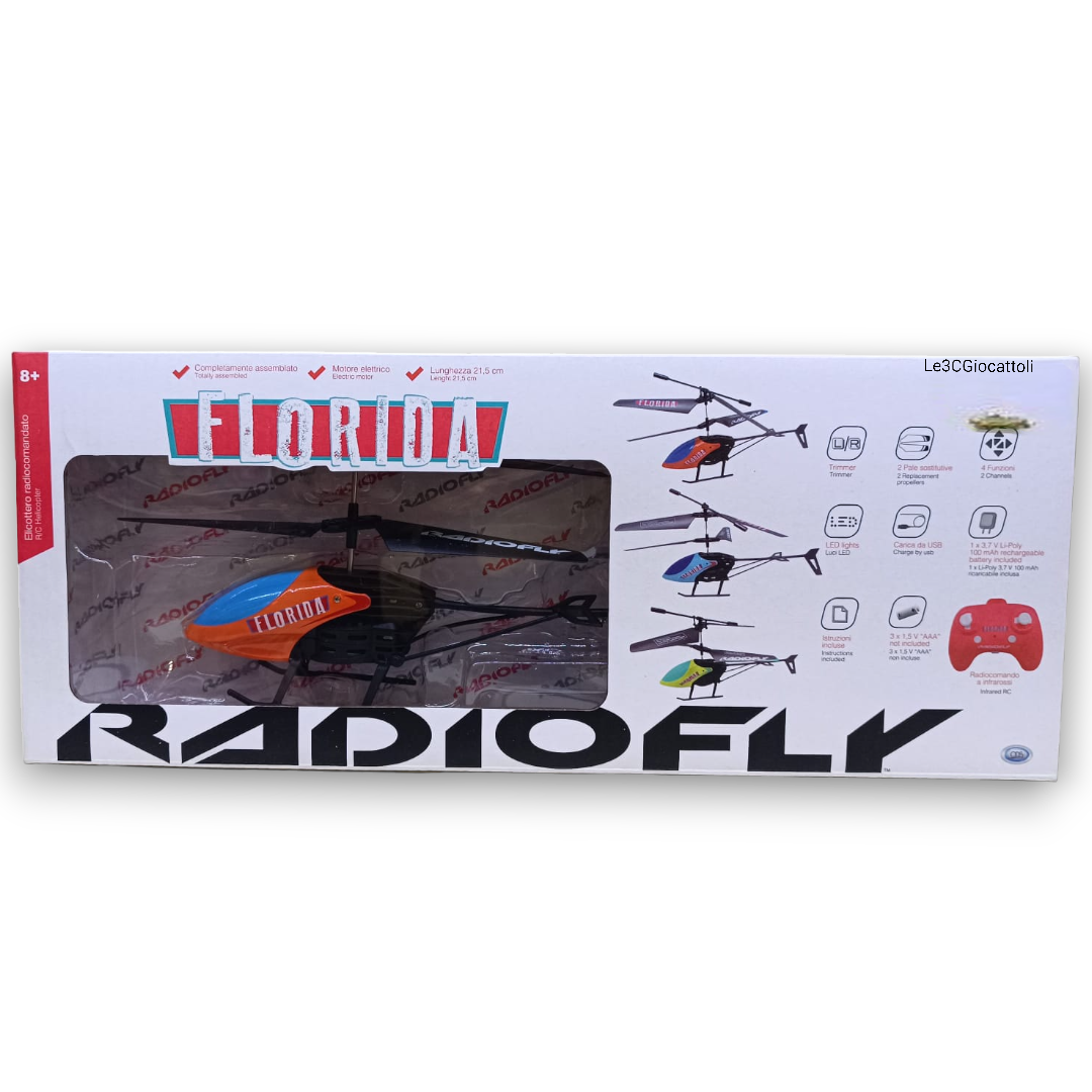 Radiofly Elicottero Infrarossi 4 Funzioni
