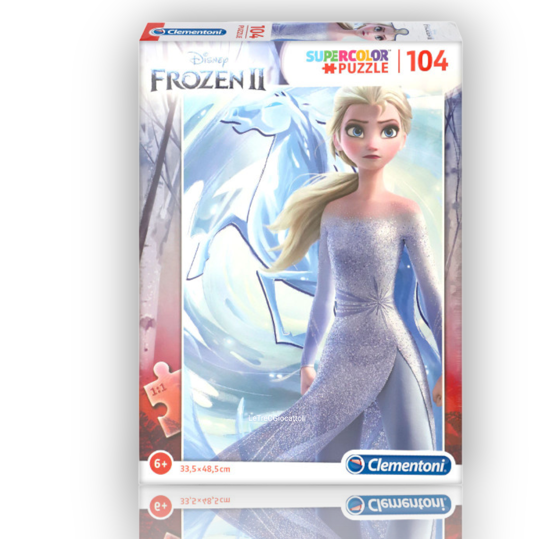 Puzzle 104 pezzi Disney Frozen II Super Color