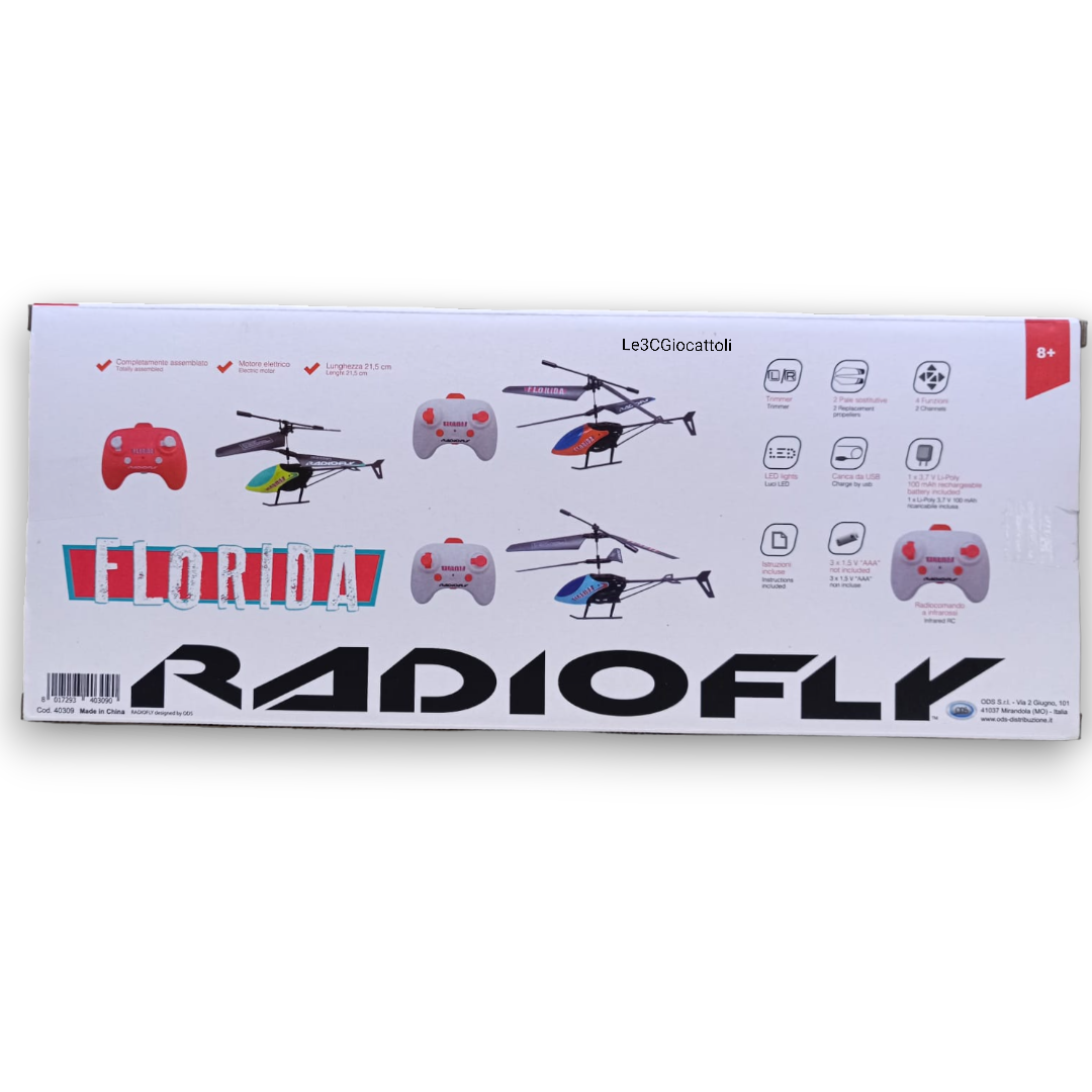 Radiofly Elicottero Infrarossi 4 Funzioni