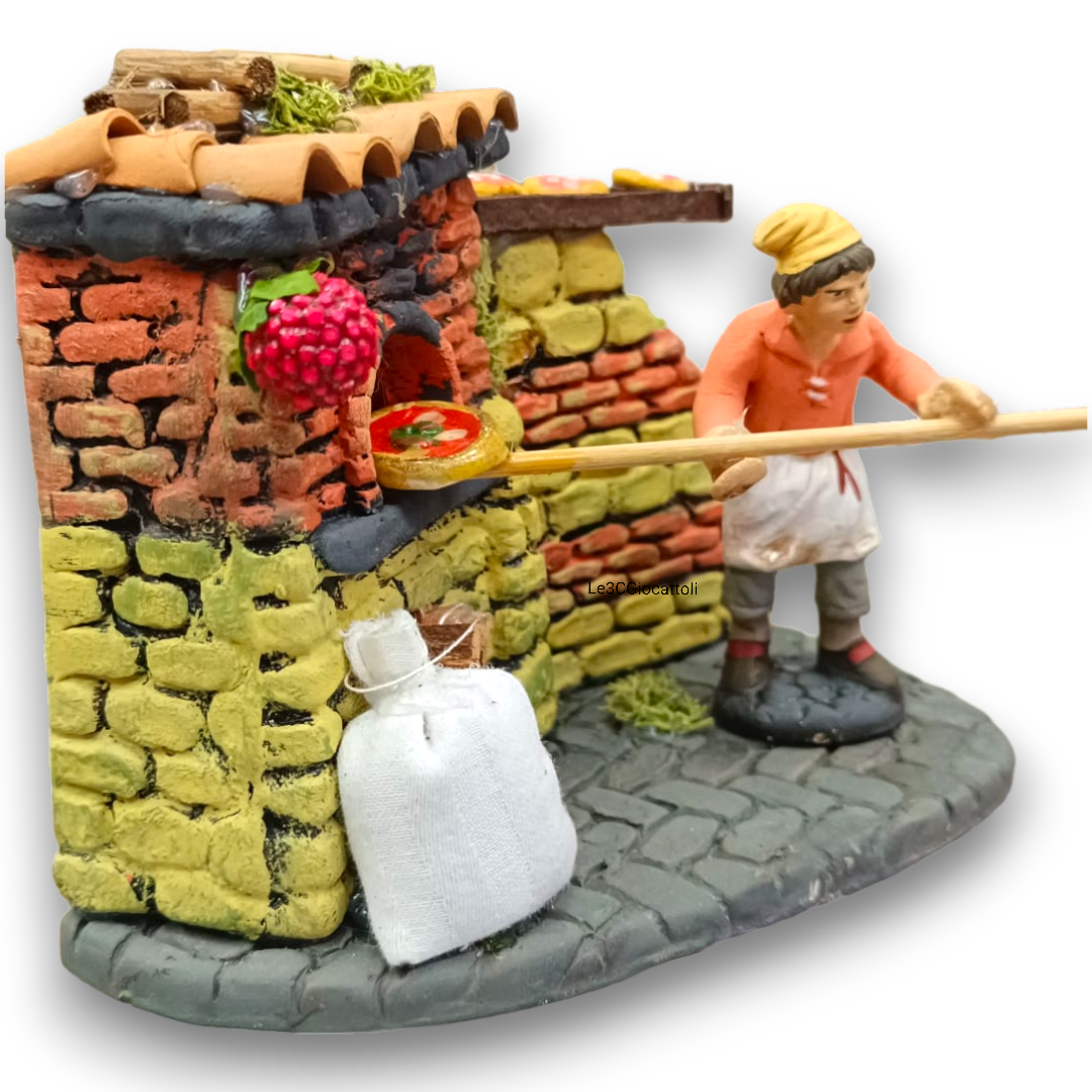 Gruppo in Terracotta Fornaio 7 Cm