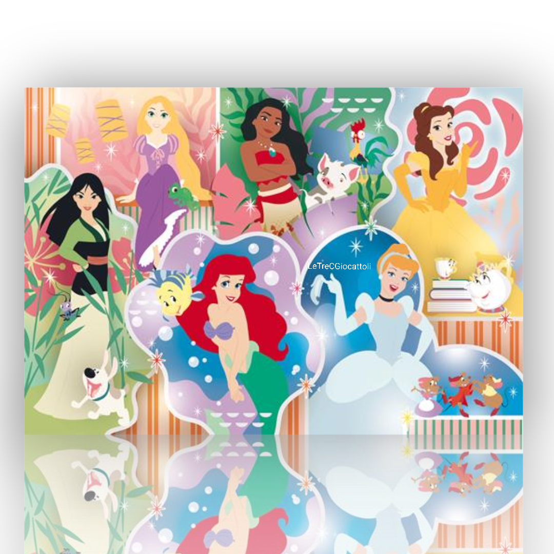 Puzzle 100 pezzi Disney Princess Super Color Maxi