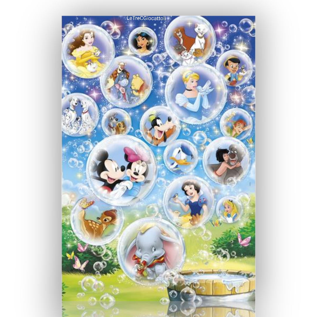 Puzzle 60 pezzi Disney Fantasia di bolle Super Color Maxi
