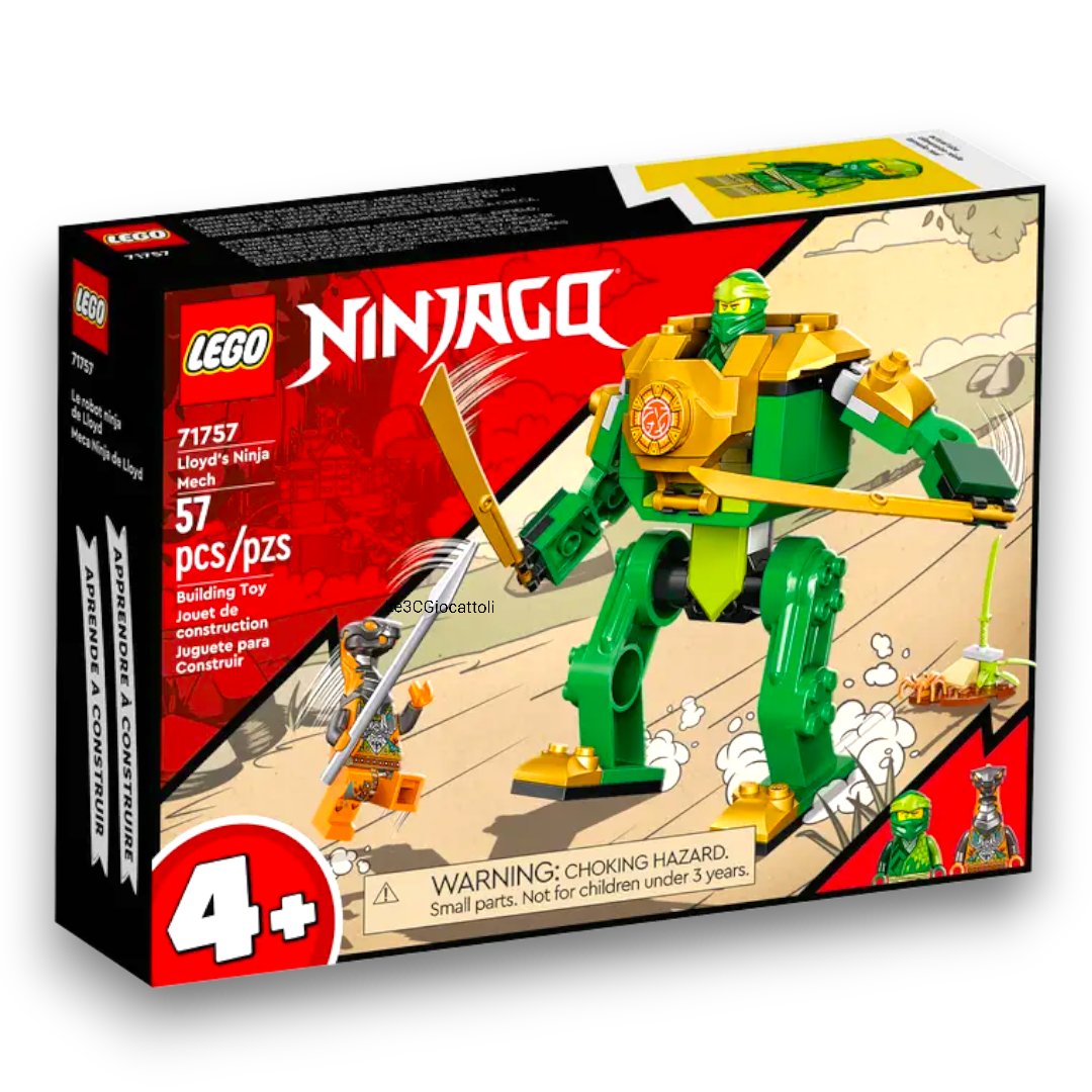 Lego Ninjago 71757 Mech ninja di Lloyd