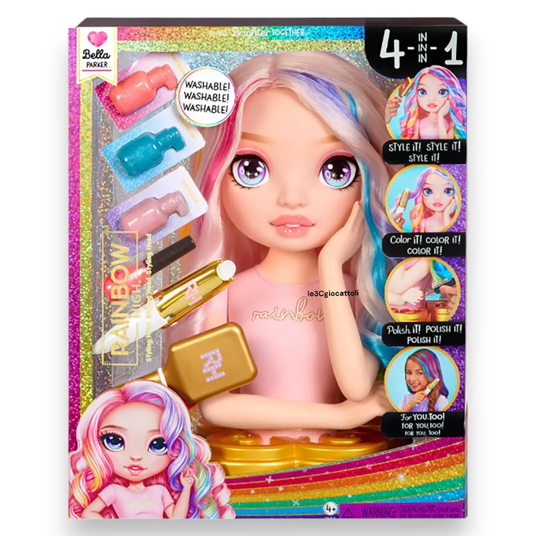 Rainbow High Styling Head Playset Bella Parker