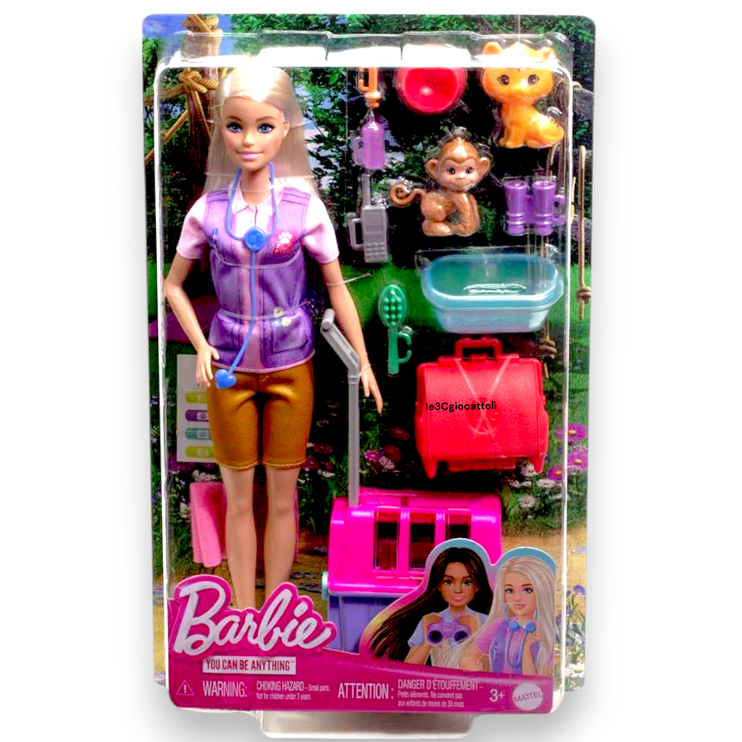 Barbie Veterinaria Animali Selvaggi HRG50